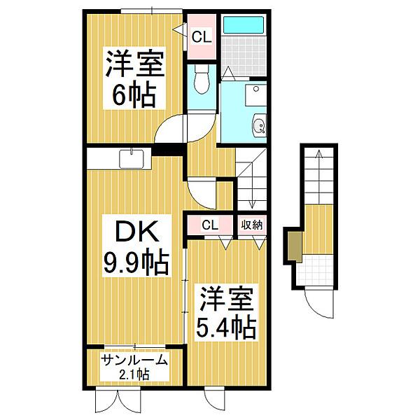 ホームズ レイヒヒューゲル 2階の建物情報 長野県松本市大字寿豊丘